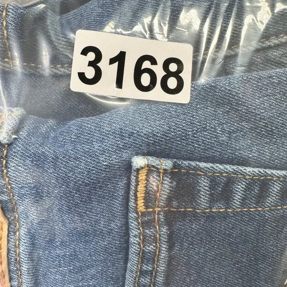 Levi's 505 Jean Mens 38x32 (Fits 26x30) Blue Regular Medium Wash Pants Classic - Picture 10 of 10